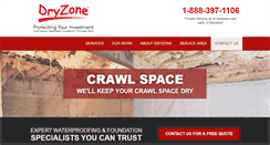 Desktop Screenshot of dryzone.com