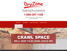 Tablet Screenshot of dryzone.com