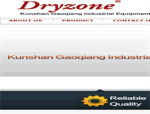 Tablet Screenshot of dryzone.biz